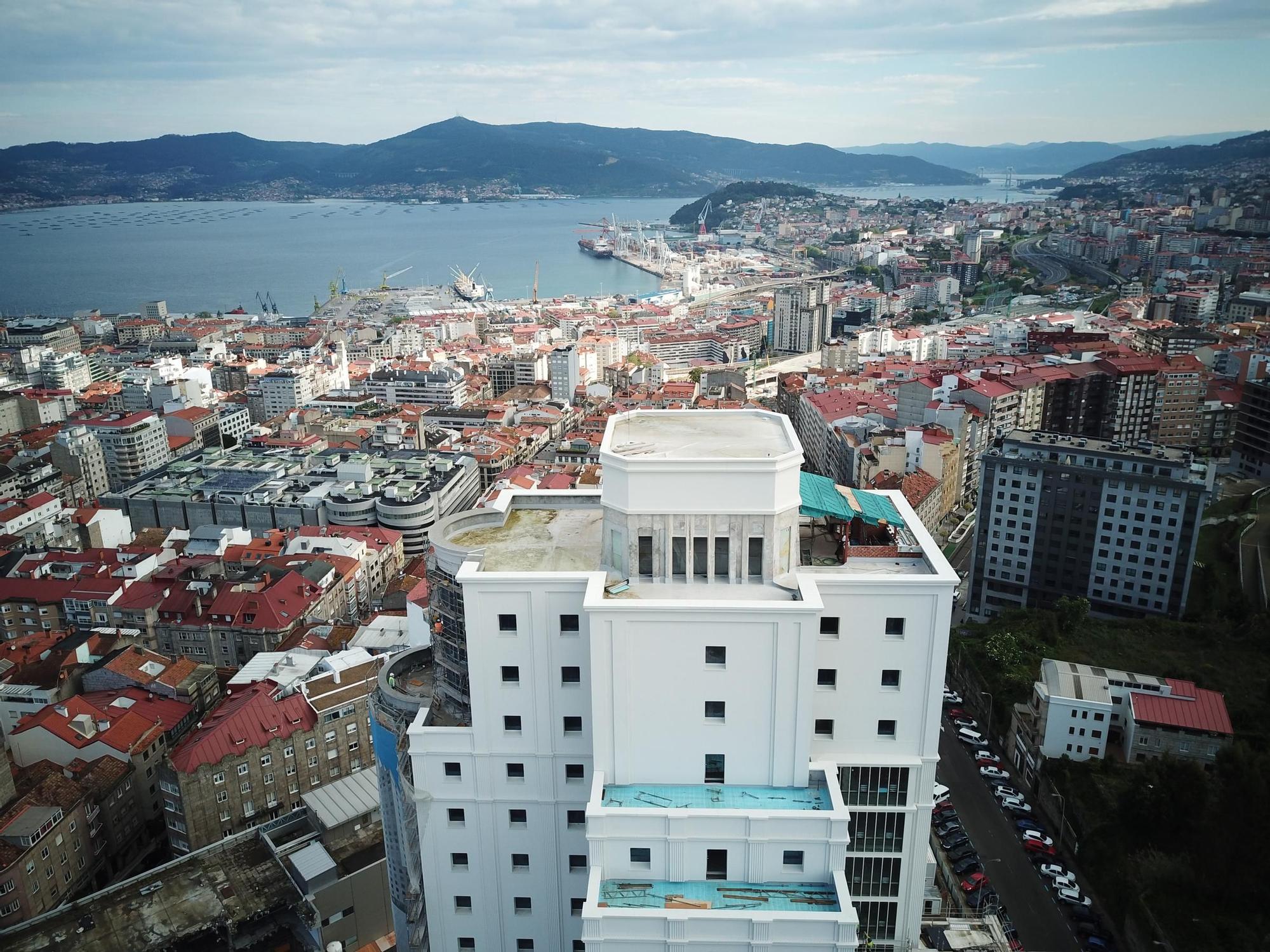 Así se ve Vigo desde la cúpula del Pirulí