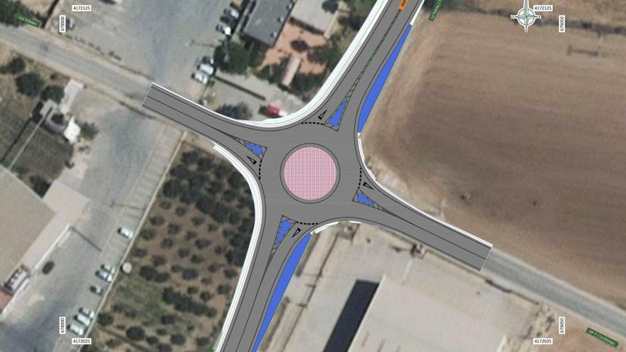 La Comunidad expropia más de 600 metros para la rotonda de E