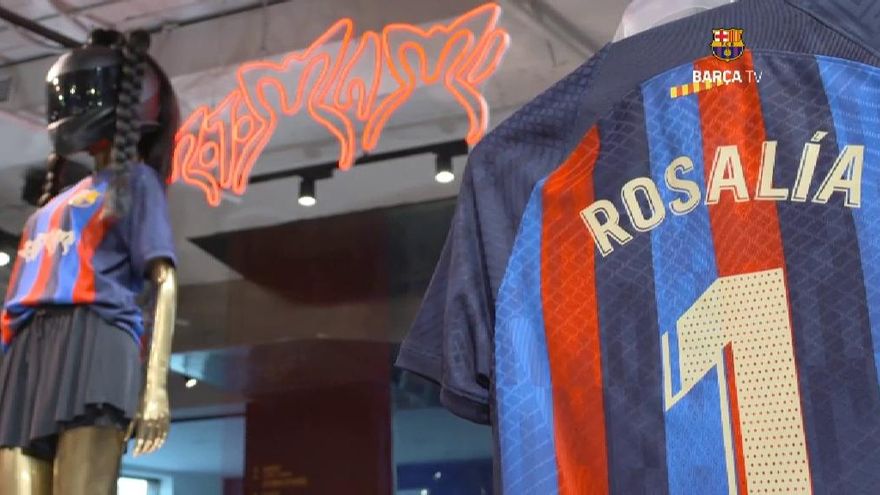 La nova samarreta de la Rosalia del Barça