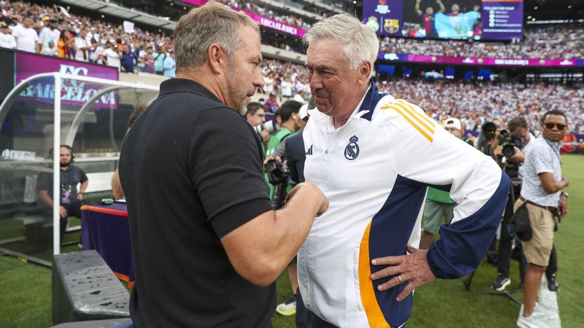 Flick y Ancelotti volverán a verse sobre el césped de La Cartuja