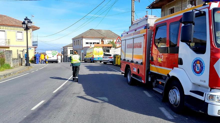 Muere una octogenaria atropellada en Toén