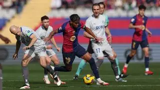 El 1x1 del Barça al descanso