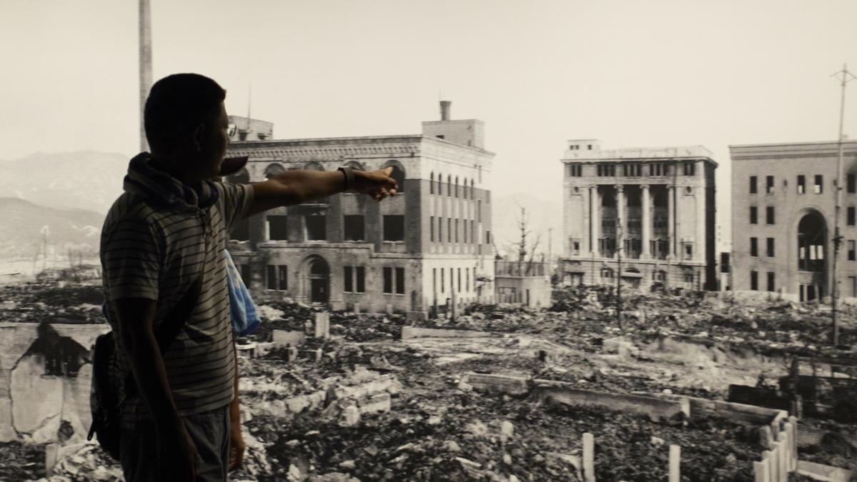 Una panorámica de Hiroshima momentos después del ataque.
