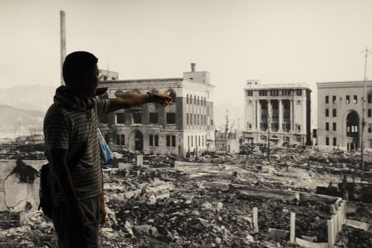 Una panorámica de Hiroshima momentos después del ataque.