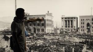 Una panorámica de Hiroshima momentos después del ataque.