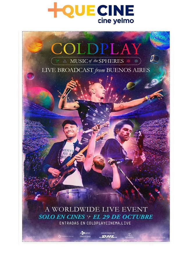 +QueCine Yelmo proyecta el concierto de ColdPlay en Argentina