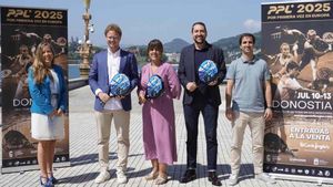Presentacion del torneo de Pro Padel League en San Sebastian