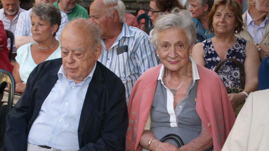 Jordi Pujol i Marta Ferrusola, en una foto d&#039;arxiu