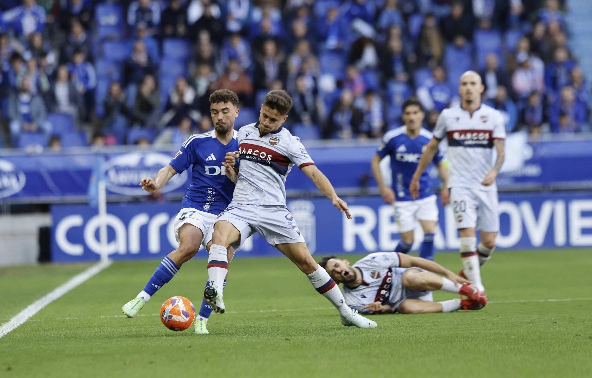Así fue el partido entre el Oviedo y el Levante