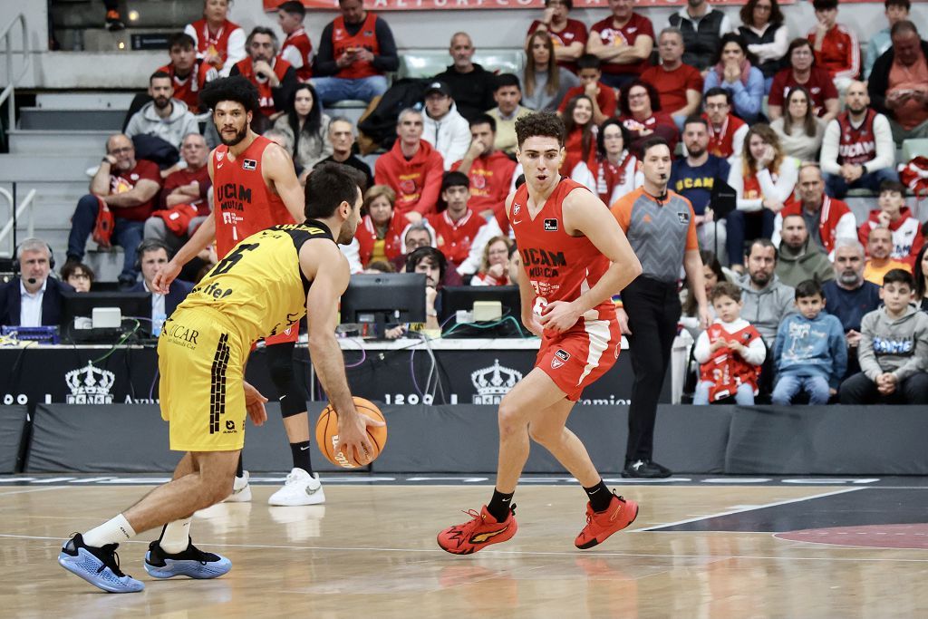 Tragedia en el Palacio: El UCAM Murcia pierde con un triple a falta de ocho décimas