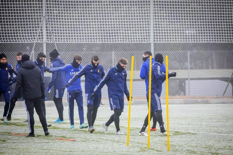 Entrenamiento del 13 de enero del Real Zaragoza