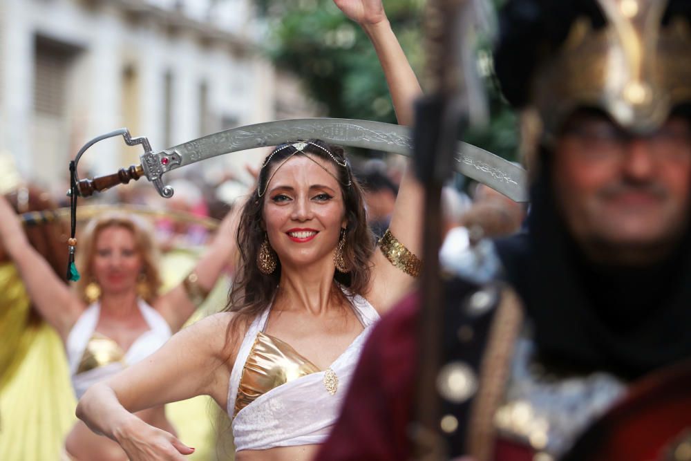 Cabalgata histórica en el Centro de Málaga