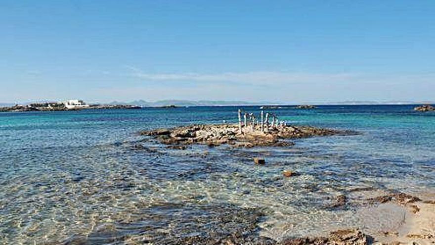 Aguas cristalinas en esa parte de la costa.