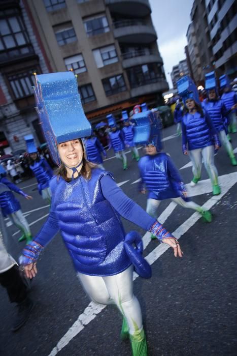 Desfile del martes de Carnaval en el Antroxu de Avilés