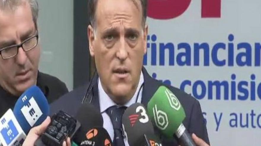 Tebas: "Estamos hablando de una huelga ilegal"