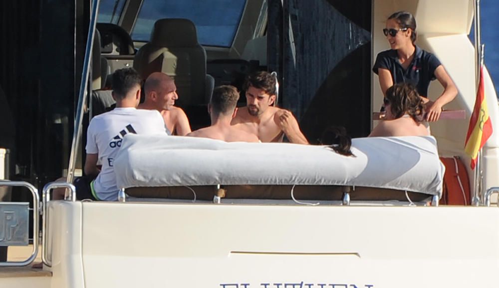 Zinedine Zidane, vacaciones en familia en Ibiza