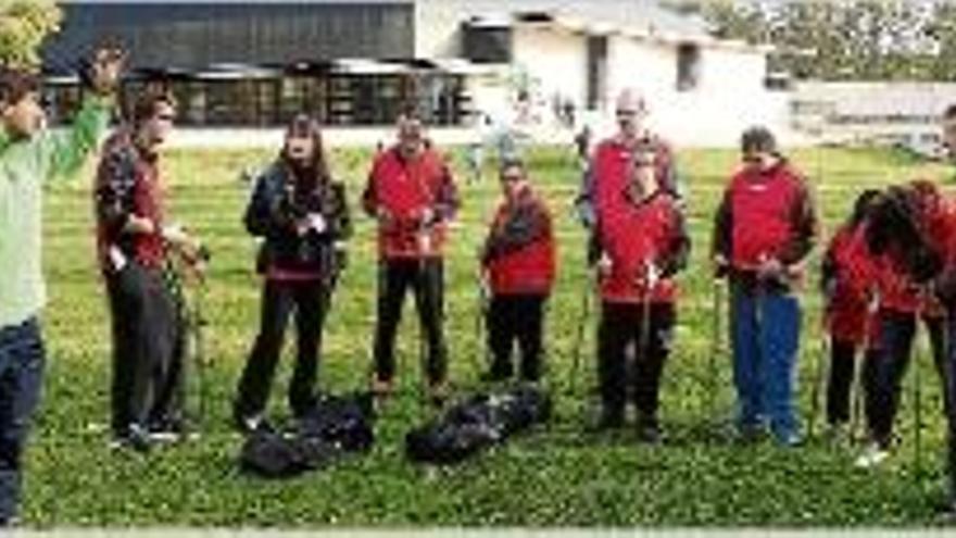 Alguns dels participants a la jornada d&#039;ahir al parc de la Draga.