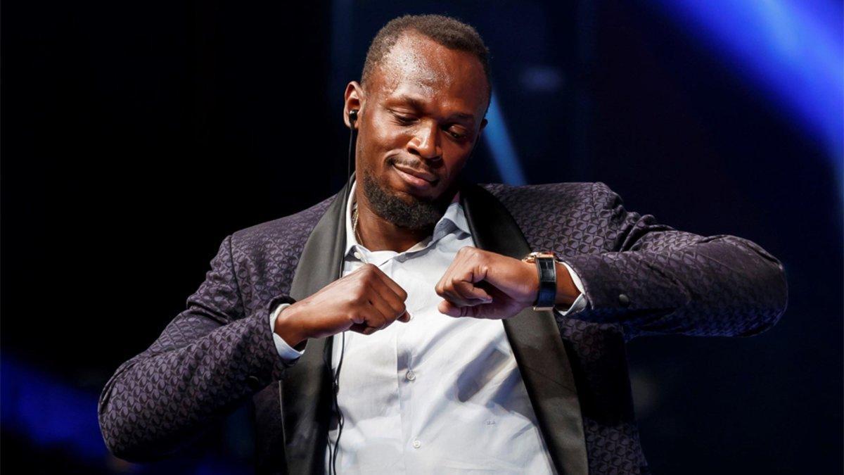 El exatleta jamaiquino Usain Bolt participó en el Foro Fundación Telmex que se desarrolló en Ciudad de México (México)
