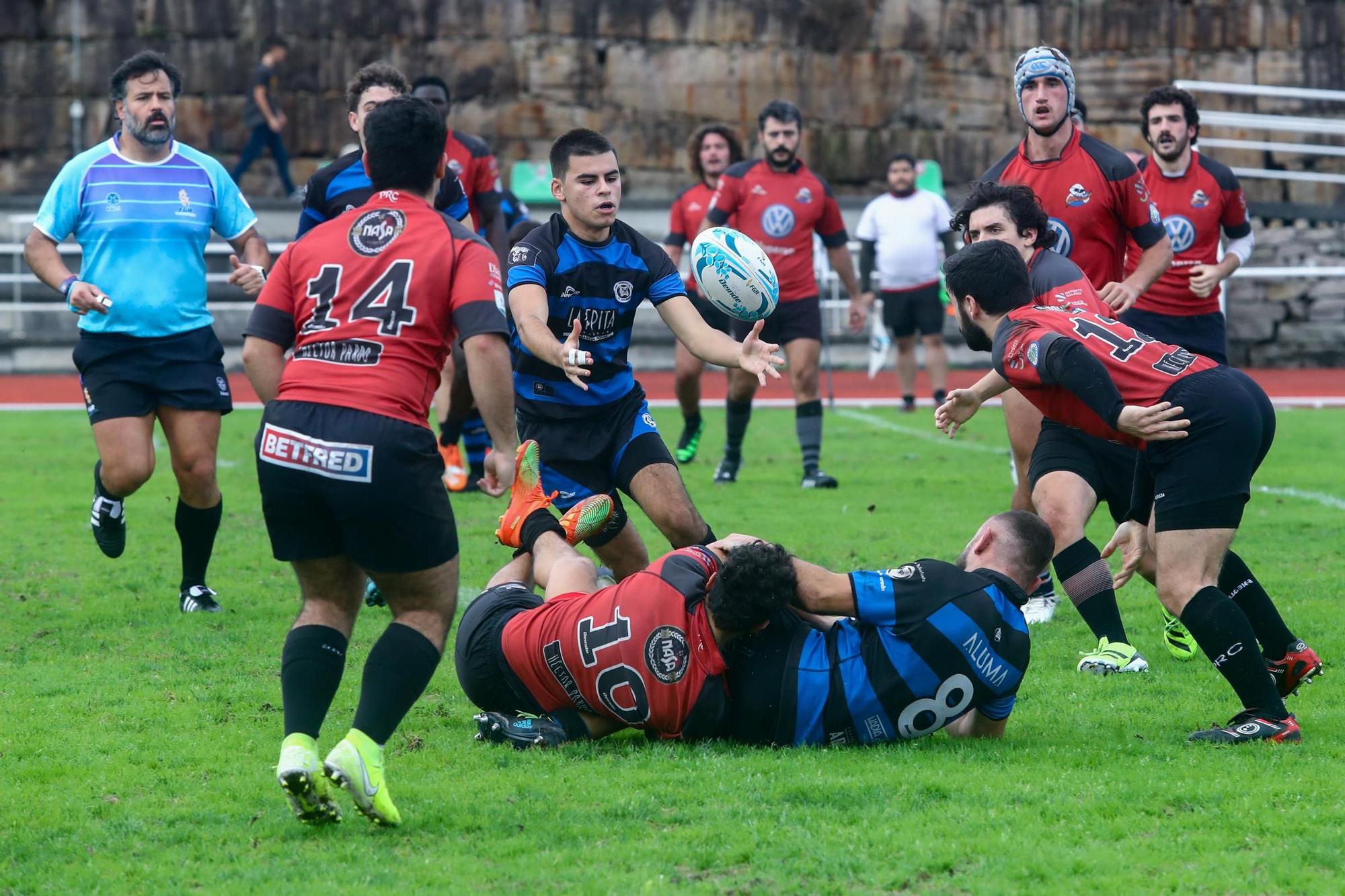 Las mejores imágenes de la victoria del Os Ingleses ante el Pontevedra Rugby Club