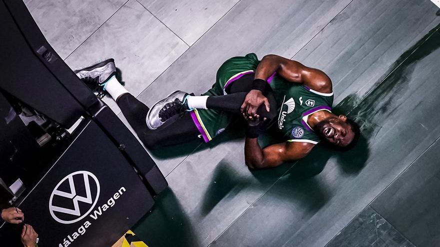 El Unicaja confirma la grave lesión de Micheal Eric