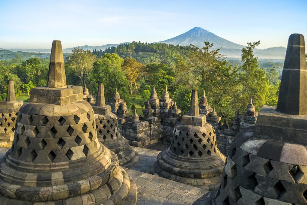 Templo budista en Indonesia