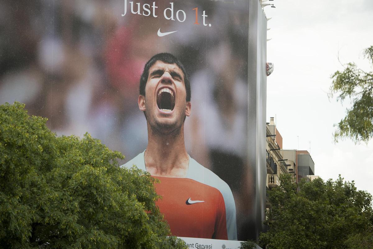 Imagen de Alcaraz vinculado a Nike