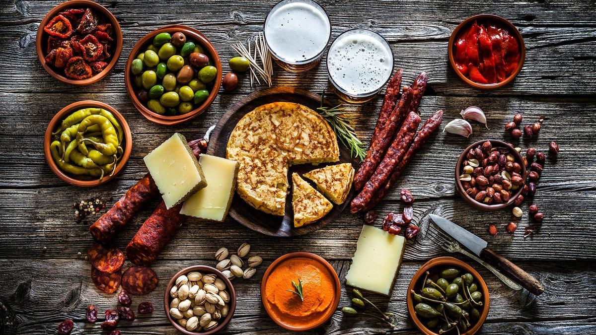 Bodegón de comida española