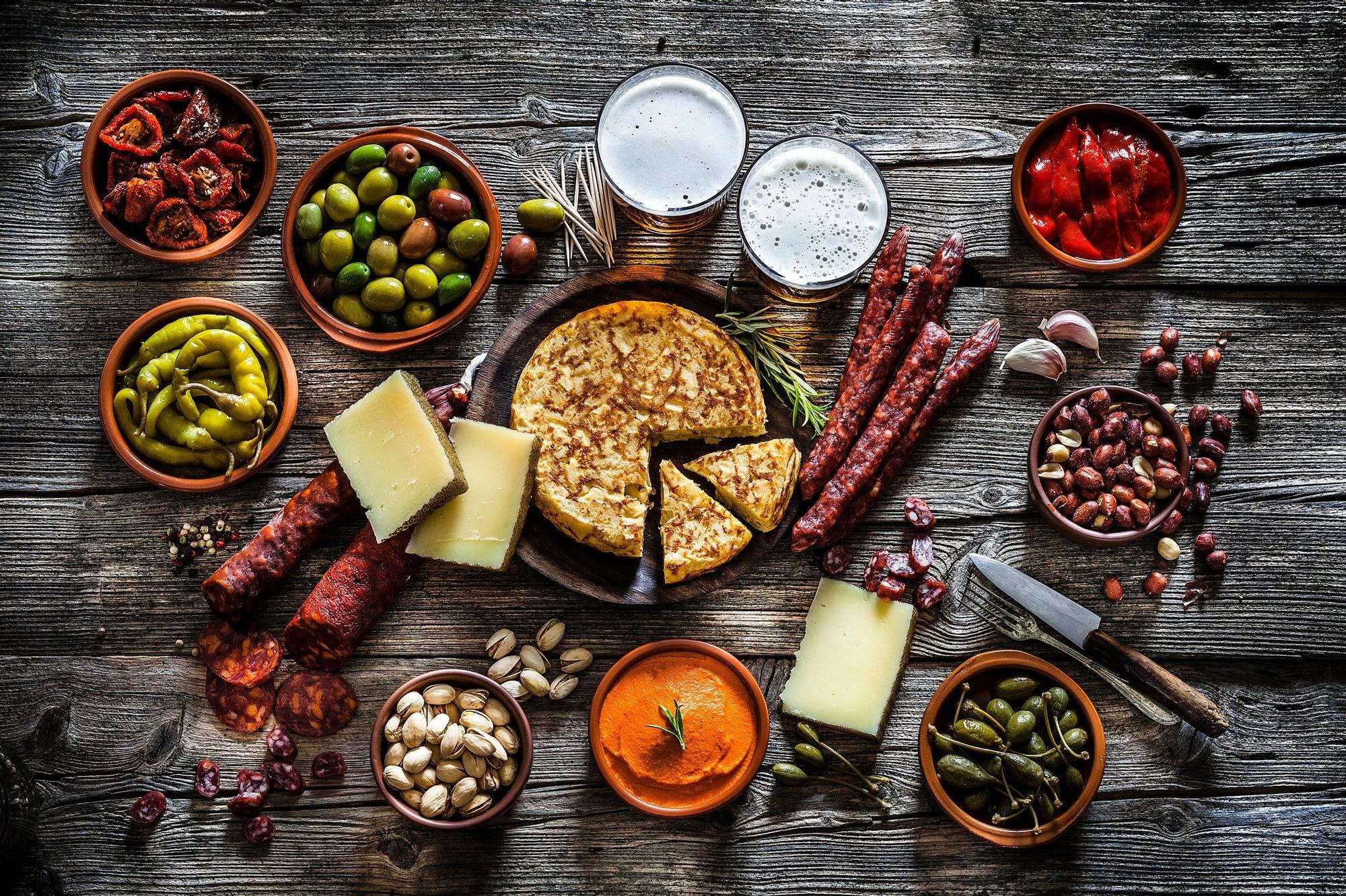 Bodegón de comida española