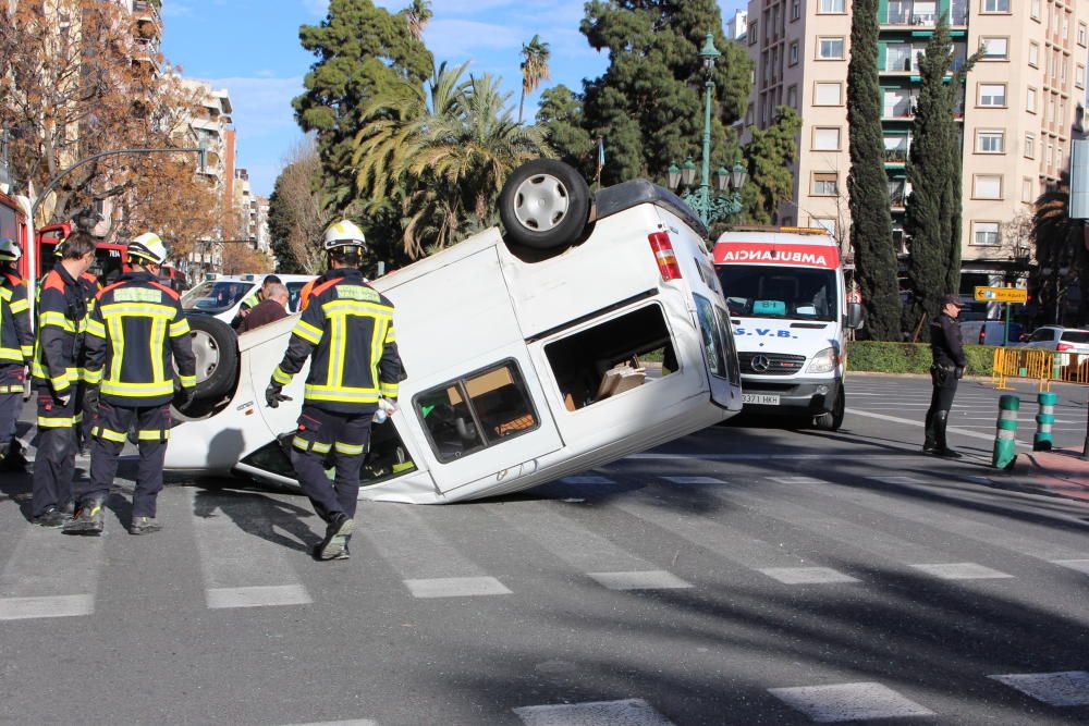 Accidente en la Gran Vía