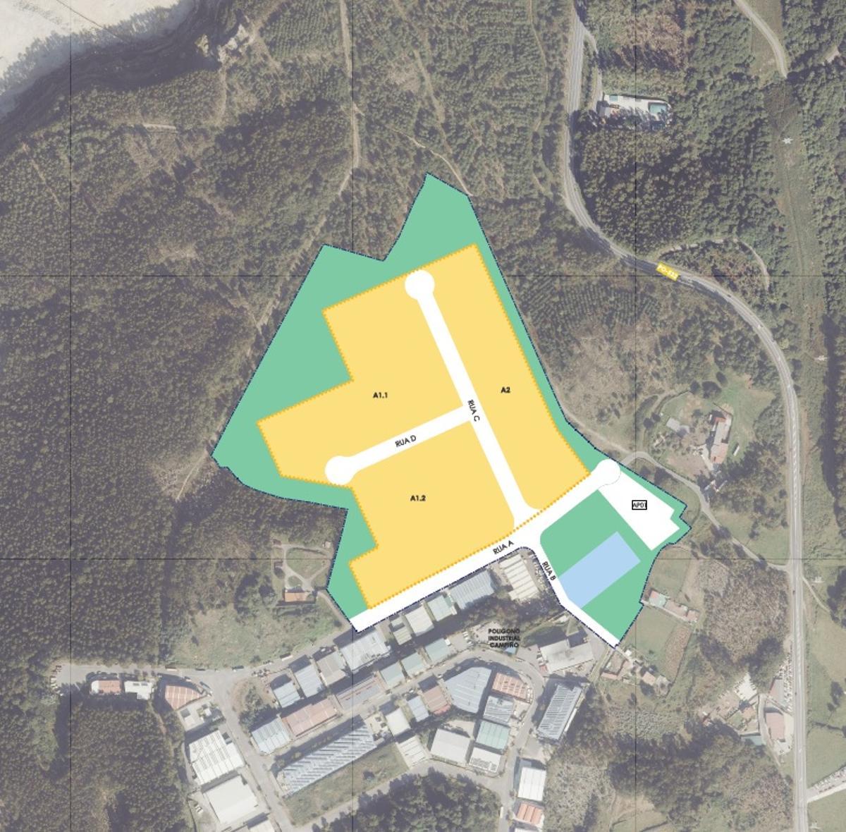 Plano de la futura ampliación