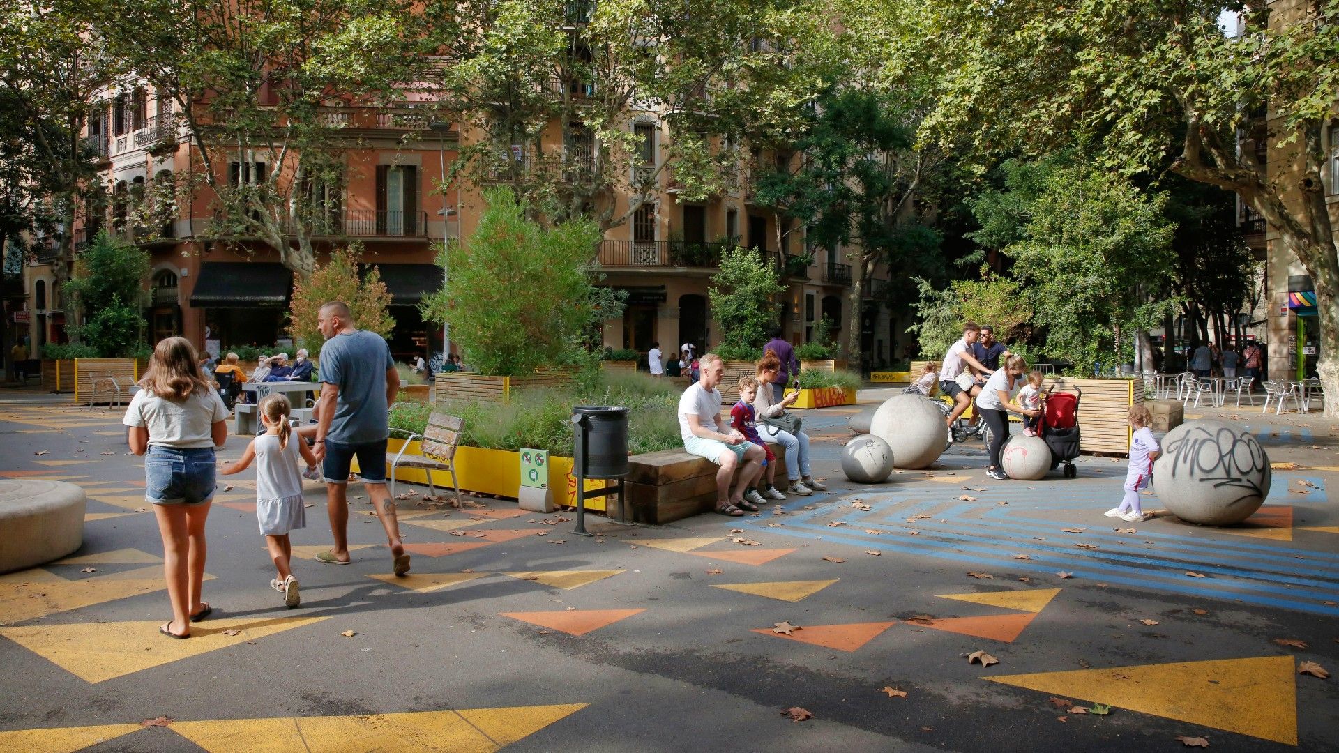 'Superilla' de Sant Antoni, en Barcelona