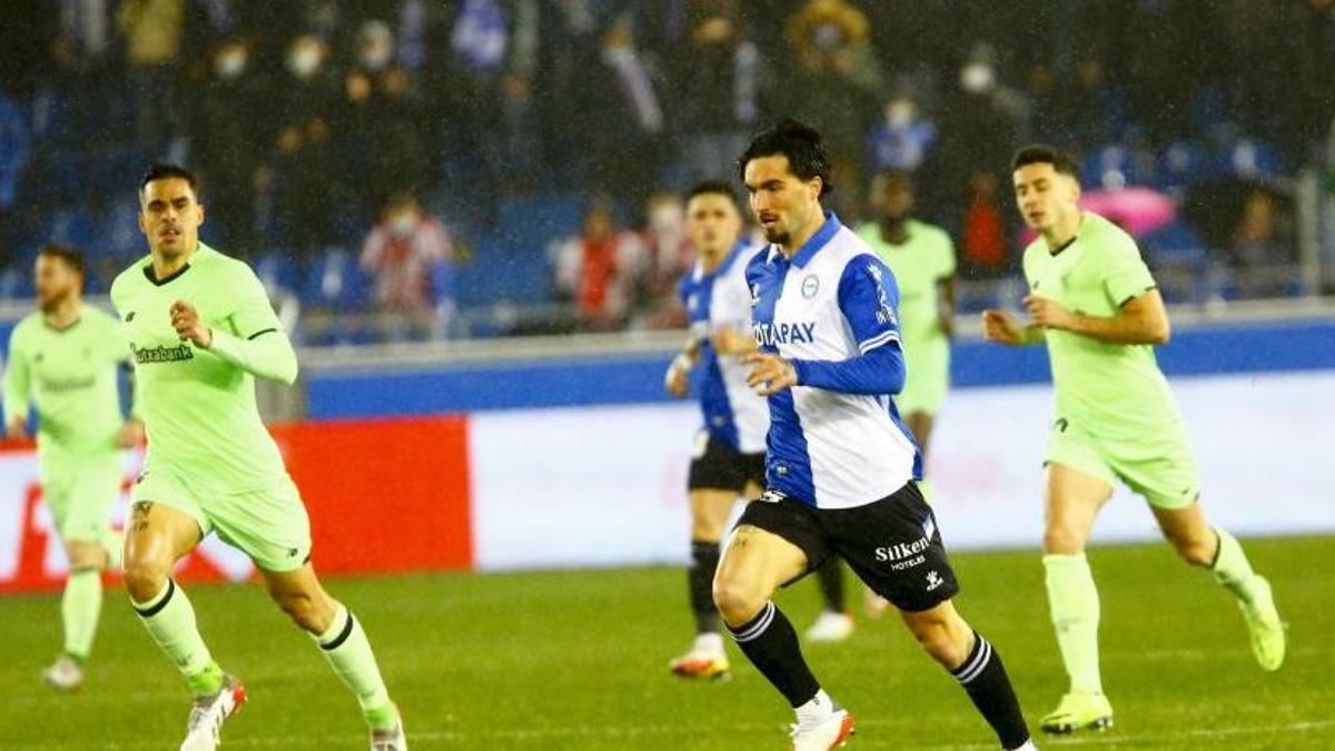 Jason, en su debut con el Alavés.