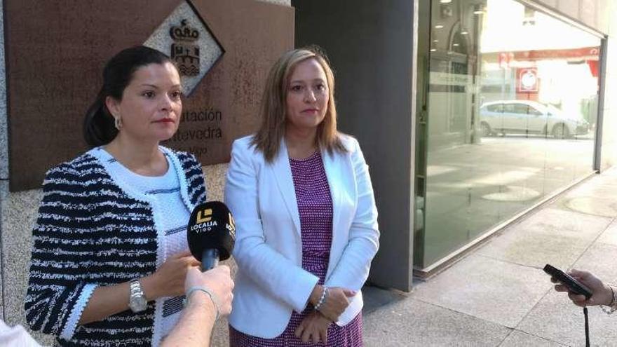 Arévalo y Muñoz, en la sede viguesa de la Diputación. // FdeV