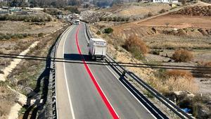 Línea roja a su paso por Coín. Junta de Andalucía
