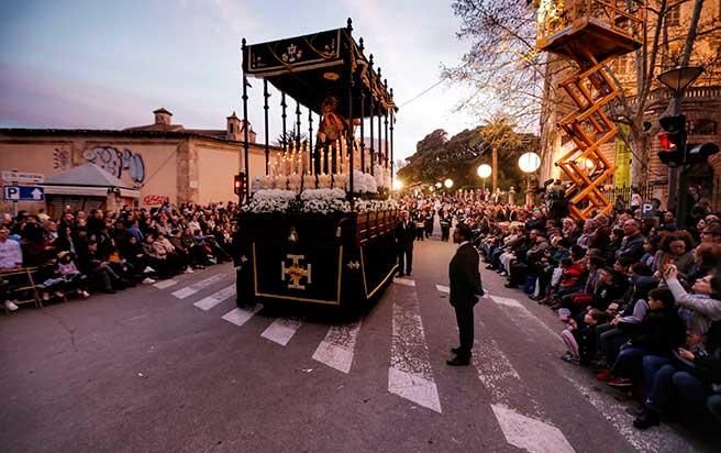 Prozession am Gründonnerstag in Palma