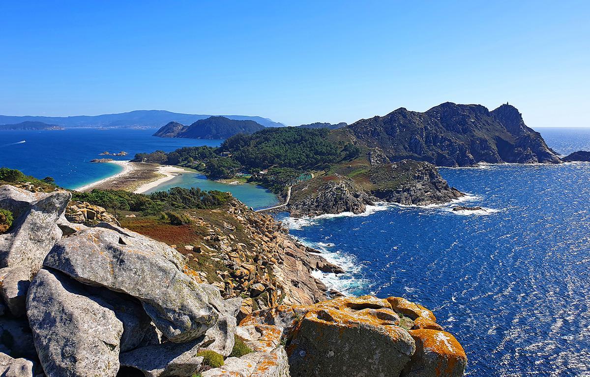 Alto do Príncipe en las Islas Cíes Alto do Príncipe en las Islas Cíes