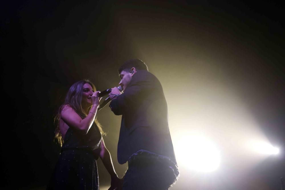 Concierto de Ana Guerra y Luis Cepeda de la gira ImaginBank en la Sala París 15.