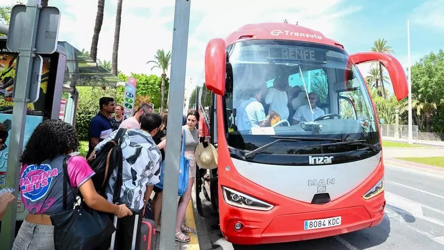 Renfe corta la línea Alicante-Elche por obras en las vías y habilita autobuses para suplir los trenes cancelados