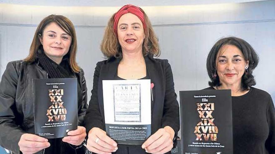 Lucía Martín, Marisol Ramírez y Assun Planas, en la presentación.