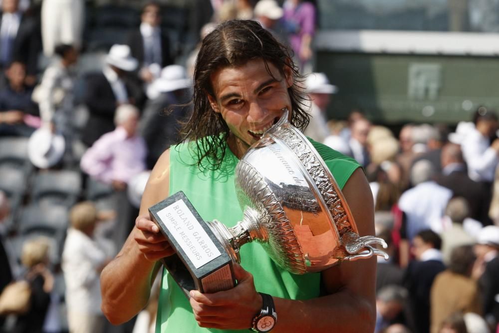 Año 2008: El cuarto Roland Garros, una paliza para la historia a Roger Federer, por 6/1, 6/3, 6/0.