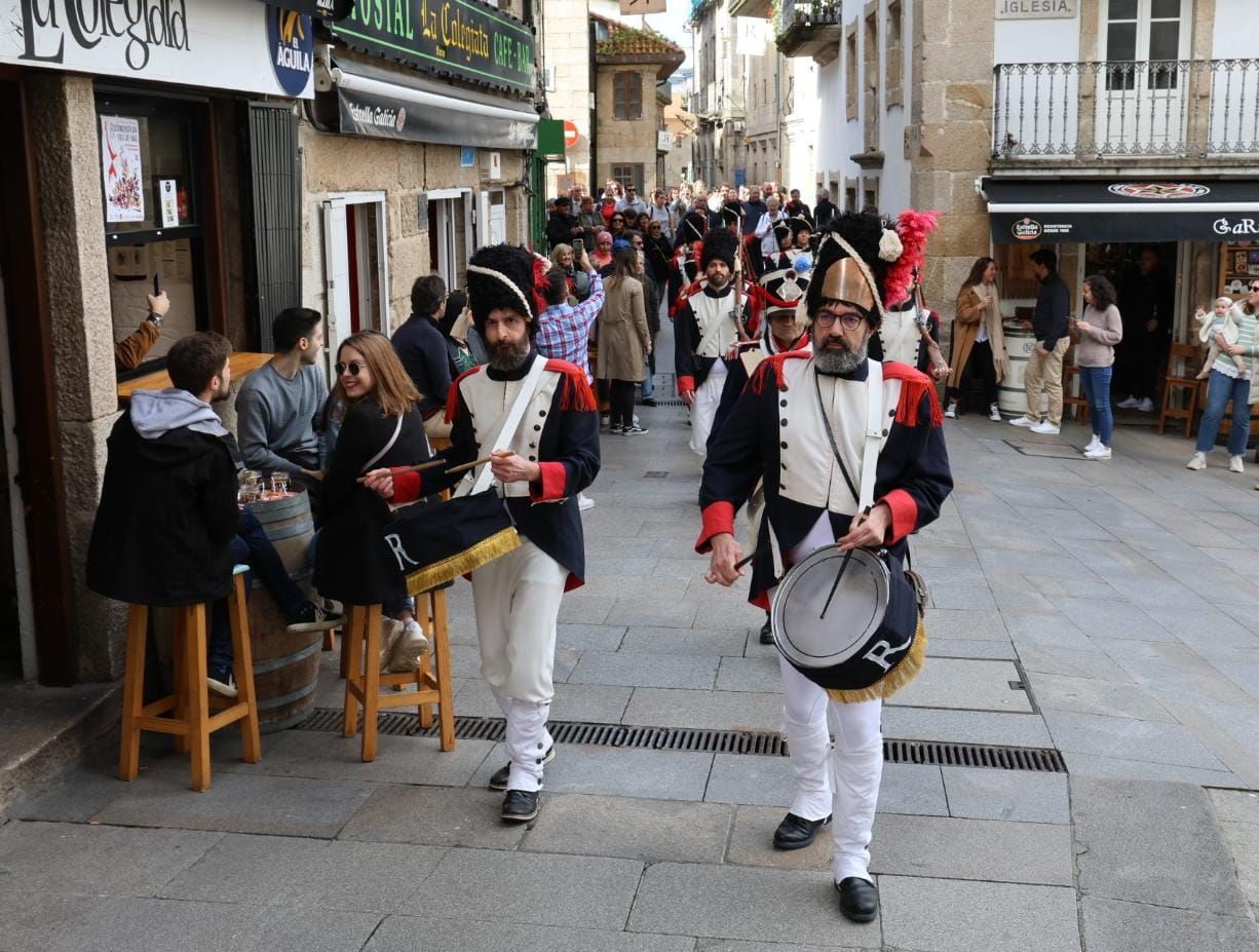 Día dos de la invasión francesa: las tropas de Napoleón no frustran la fiesta a los vigueses