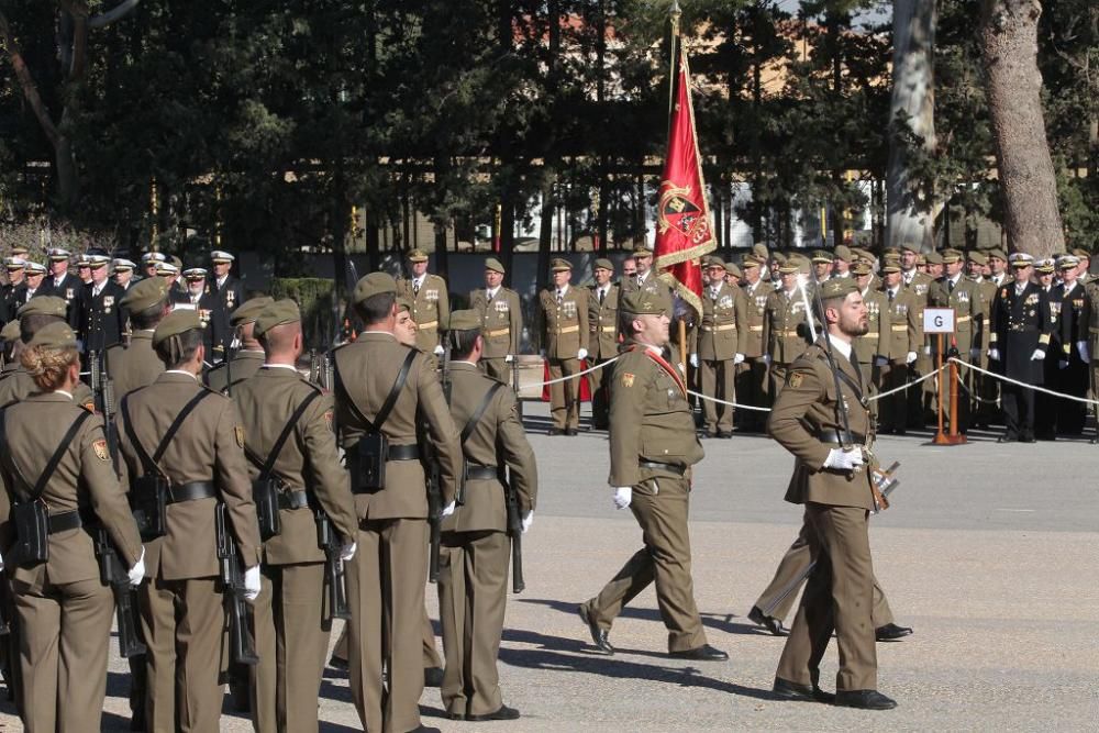 Acto por la festividad de Santa Bárbara en el Cuartel de Artillería Antiaérea de Cartagena