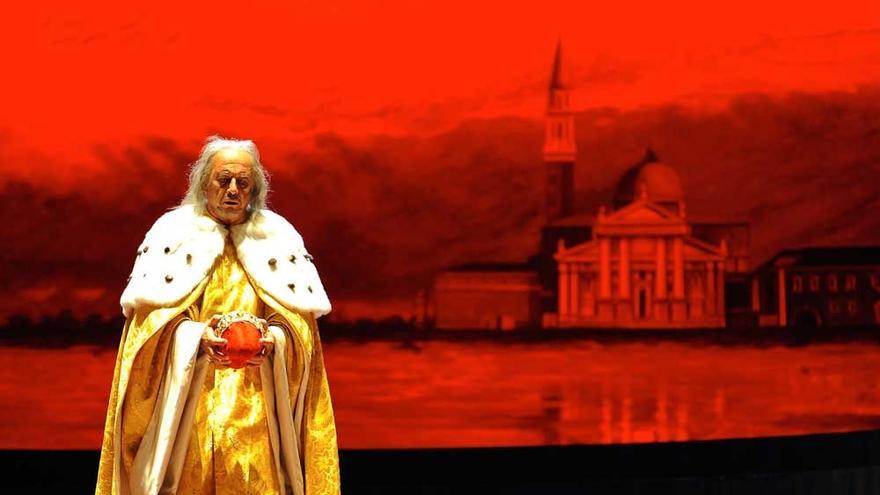 Un momento de la ópera de Verdi representada en Parma.