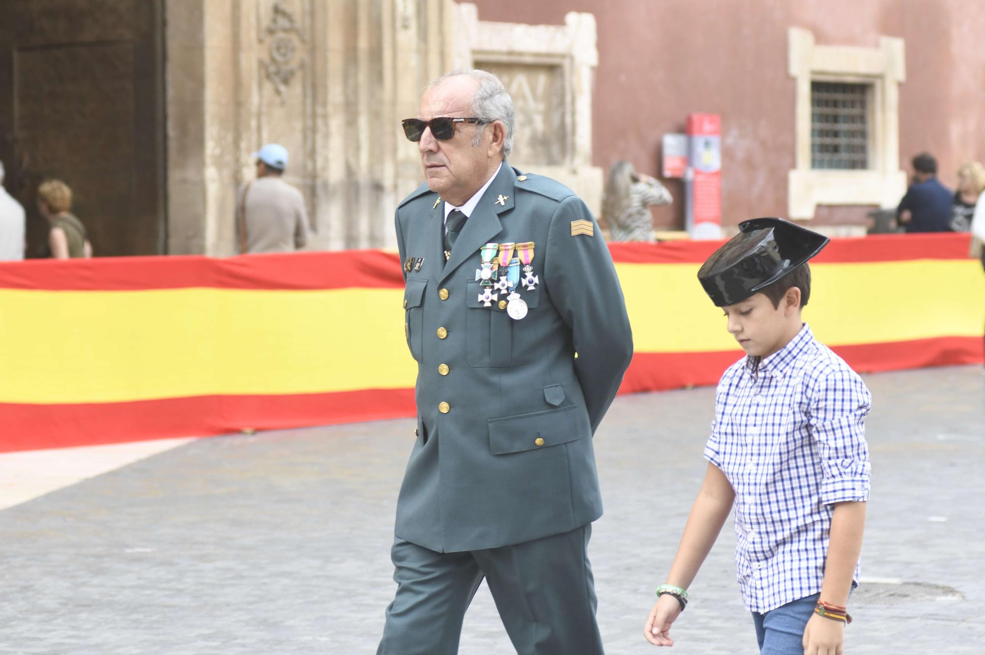 Acto institucional de la Guardia Civil en Murcia por el día de su Patrona