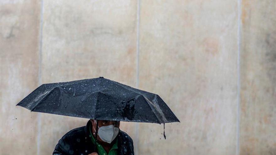 Alerta amarilla por lluvias este martes en Extremadura