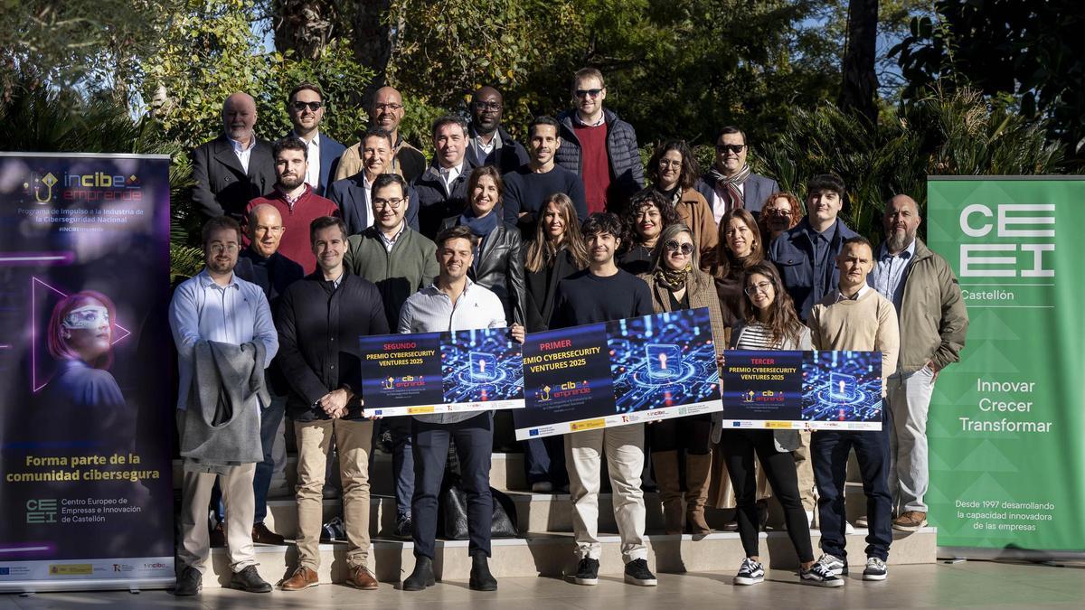 La aceleradora Cybersecurity Ventures de INCIBE y CEEI Castellón premia a las startups VersedIA, PsaicoTools y Cota Consultores.