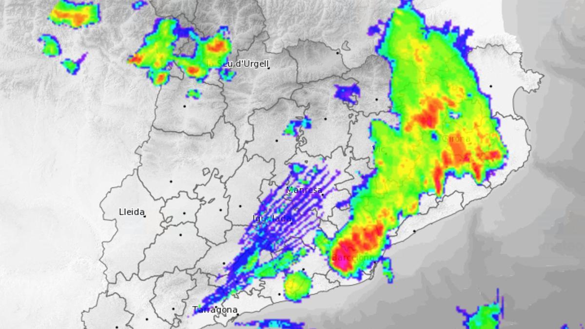 METEOCAT RADARI | Barselona'daki ve Katalonya'nın geri kalanındaki Meteocat ve Aemet yağmur radarını gerçek zamanlı olarak kontrol edin