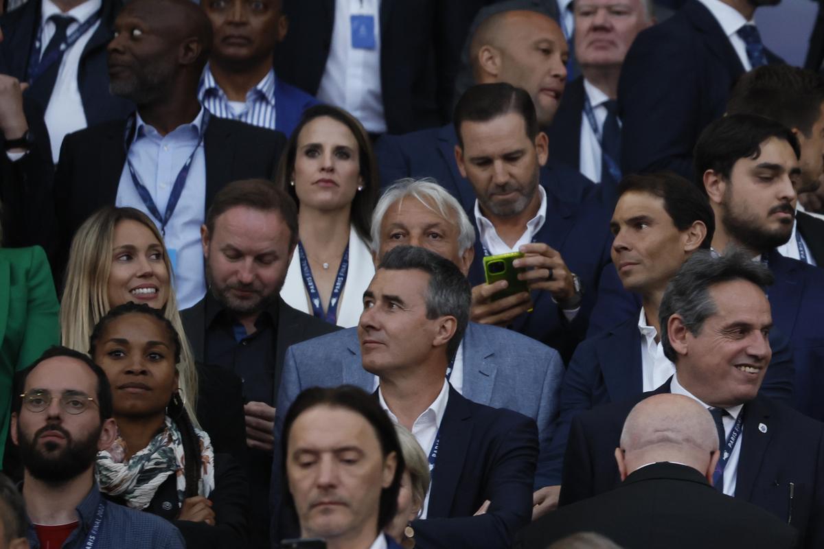 Sergio García y su mujer, Angela, vivieron la final junto a Rafa Nadal y su familia.
