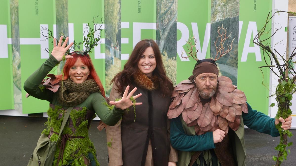 Tatiana Gaudes, en la presentación de 'Vive el Huerva' esta mañana