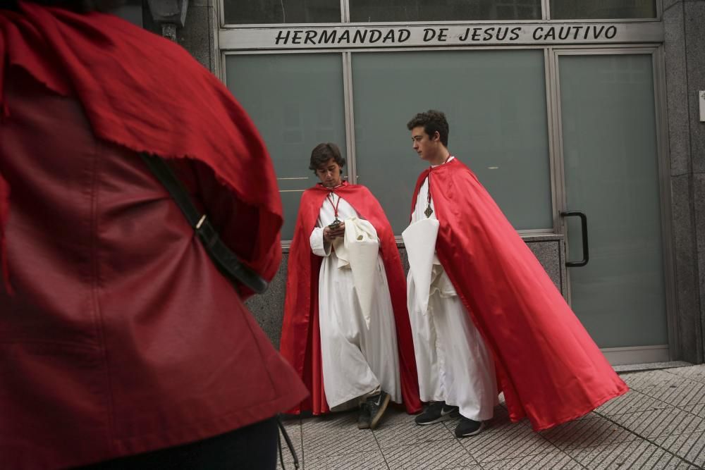 Procesión del Jesús Cautivo en la Semana Santa de Oviedo